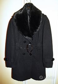 CAPPOTTO DOPPIOPETTO collo pelliccia removibile