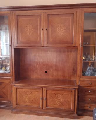 credenza con vetrine artigianato veneto 