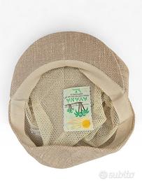 Cappello Unisex Avana Juta Beige Visiera Misura 57