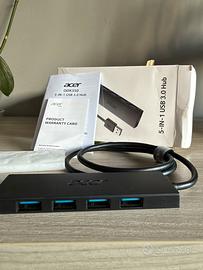 Hub USB 3.0 Acer ODK350 (5-in-1, 4 Porte)