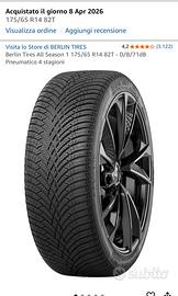 4 Gomme nuovo 4 stagione 175 65 R14 82T