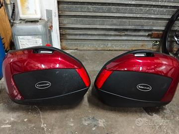 Borse laterali. sella e cupolino Kawasaki Versys 