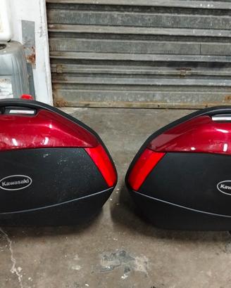 Borse laterali. sella e cupolino Kawasaki Versys 