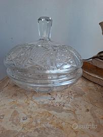 Porta caramelle in cristallo