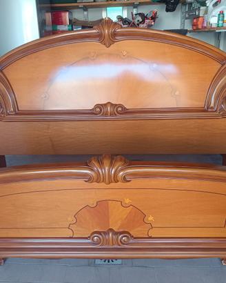 letto matrimoniale Noce Nazionale