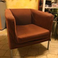 Coppia poltrone design cuscini pregiati vintage