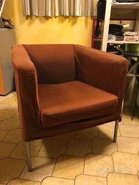 Coppia poltrone design cuscini pregiati vintage