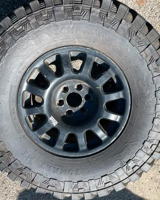 Cerchi braid e gomme per navara d40