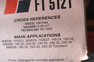 filtro olio per Iveco 