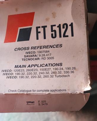 filtro olio per Iveco 