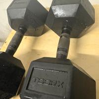 Dumbbell manubri esagonali