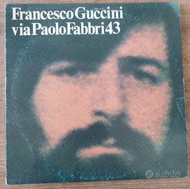 LP 33 giri Francesco Guccini "Via Paolo Fabbri 43"