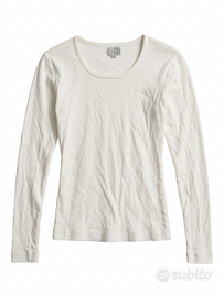 Maglia maniche lunghe bianca