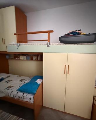 Cameretta a ponte 3 letti