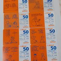 Lotto Stock 8 ricariche telefoniche Wind - Altan
