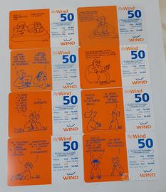 Lotto Stock 8 ricariche telefoniche Wind - Altan