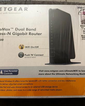 Router WiFi Netgear WNDR3700 2.4 / 5 Ghz!