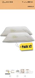 MAXIME MAISON - Coppia Cuscino Memory Foam Ortoped