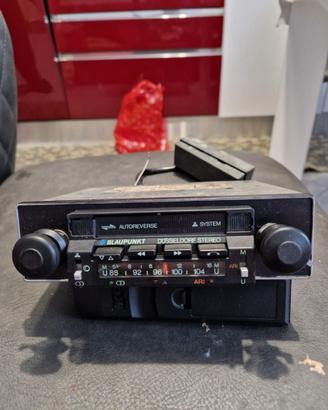 Autoradio epoca blaupunk FM lettore cassette  70'