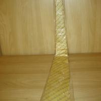 Cravatta splendore pura seta gialla con bassotti