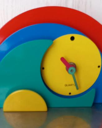 Orologio da tavolo Memphis Milano Style anni 80