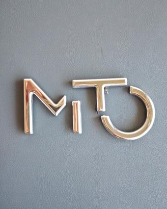scritta logo originale alfa mito 