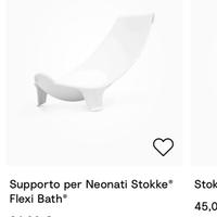 supporto per bagnetto stokke
