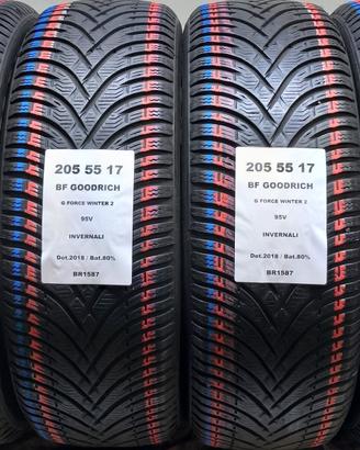 4 GOMME 205 55 17 BF GOODRICH BR1587