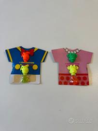 Copribottoni ciondoli Topolino Minnie e Paperino