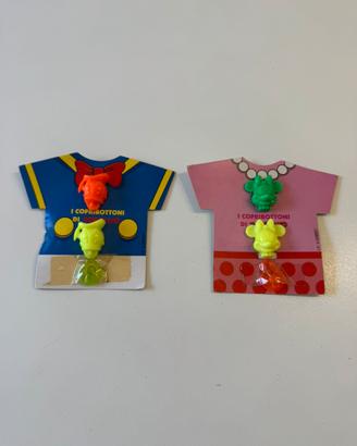 Copribottoni ciondoli Topolino Minnie e Paperino
