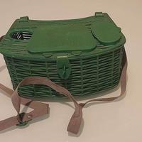 Cestino da pesca Vintage Dolomit.