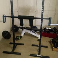 stand rack squat e panca sidea