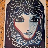 Acquarello Su Cartoncino Pittore Federico Anselmi