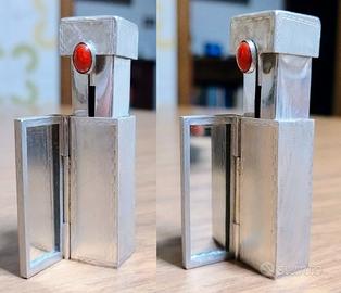 Portarossetto vero Argento 800 Vintage Specchio