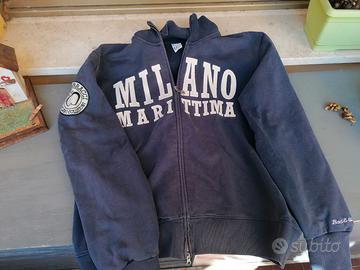 Felpa milano marittima baci & abbracci vintage