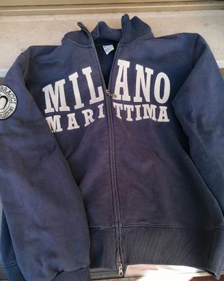 Felpa milano marittima baci & abbracci vintage