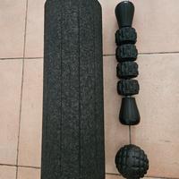 Kit di massaggio 3 in 1 - palla, bastone e rulo