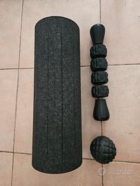 Kit di massaggio 3 in 1 - palla, bastone e rulo