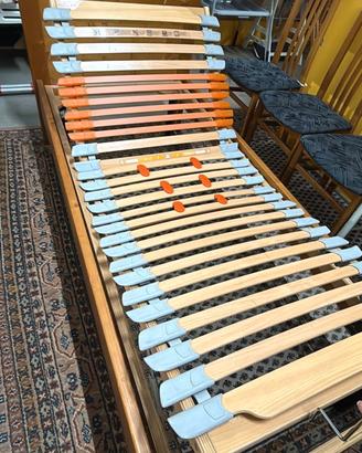 Letto Singolo Completo Di Rete A Doghe Usato 4683