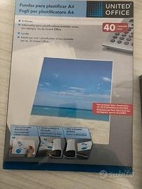 Lotto Fogli Plastificatrice United Office