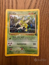 Scyther 10/64 holo set jungle pokemon ita