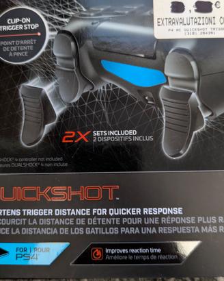 Grilletti rapidi PS4 Quickshot trigger stop