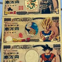 Carte dragon ball z gold limited edition
