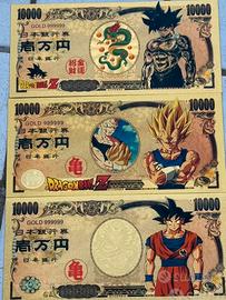 Carte dragon ball z gold limited edition