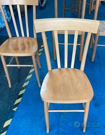4 Sedie vintage in legno di faggio
