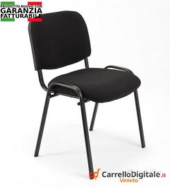 Sedie Conferenza - sedie attesa Impilabili tessuto