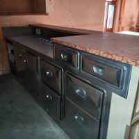 Banco bar acciaio PRIOLINOX completo