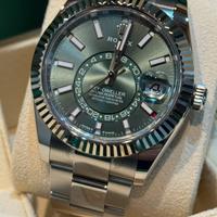 Rolex Sky Dweller Verde Nuovo 2025 336934 Oyster