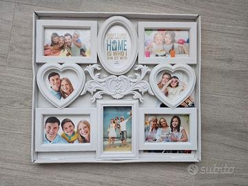 Cornice porta foto colore bianco varie misure