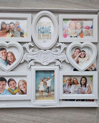 Cornice porta foto colore bianco varie misure